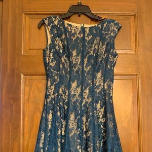 Fit and flair lace dress